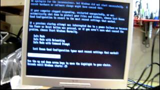 Trash picked PC quick fix and test 121814 [upl. by Spearing66]