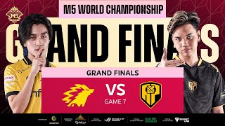 ENG M5 World Championship  Grand Finals  ONIC vs APBR  Game 7 [upl. by Adnerak]