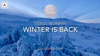 Winter is back in Geilo Norway  CoolGeilocom  allthegoodiescom [upl. by Reisfield]