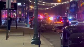 Gunfire erupts in downtown Indianapolis sending at least 7 minors to the hospital [upl. by Irak856]