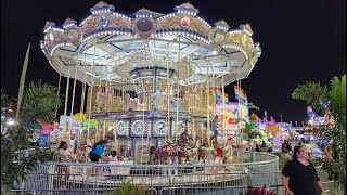 A Colorful 🎨 Walk Through The Midway Florida State Fair 2023  4K HDR [upl. by Llenrag]