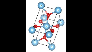 Crystal structure of Rutile TiO2  Tetragonal crystal structure of Titanium dioxide [upl. by Sussna192]