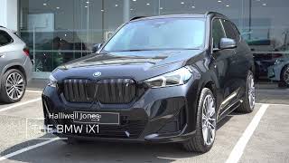 BMW iX1 X Drive 30 Black Sapphire  Halliwell Jones [upl. by Tolman]