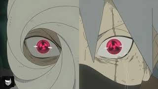 Kakashi and Obito awakens Mangekyo Sharingan [upl. by Eniahs]