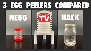 Egg Peeler Showdown Negg vs Eggstractor vs Hack [upl. by Malca]