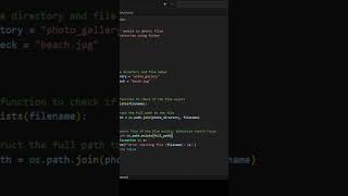 Use the os module to detect files in your local directories using Python os pythontutorial [upl. by Eimerej485]