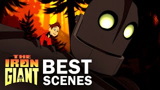 The Iron Giants Best Scenes [upl. by Ahtelrac]