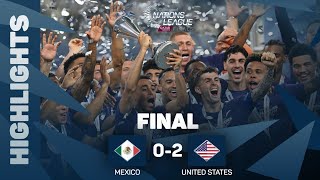 Highlights  Mexico vs United States  202324 Concacaf Nations League Final [upl. by Ailis]