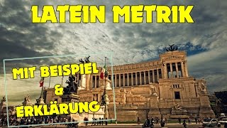 METRISCHE ANALYSE LATEIN  Lateinische Metrik  Latein Nachhilfe [upl. by Malory]