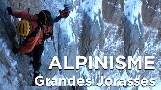 2 Les Grandes Jorasses Face Nord Voie Colton MacIntyre Chamonix Mont Blanc alpinisme montagne [upl. by Leamaj589]