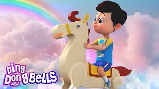 लकड़ी की काठी  Lakdi ki kathi v2  Popular Hindi Children Songs Animated Songs by Ding Dong Bells [upl. by Alikahs]