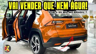 NOVO YARIS CROSS 2025 BRASILEIRO O SUV HÍBRIDO BARATO E FLEX [upl. by Sivia]