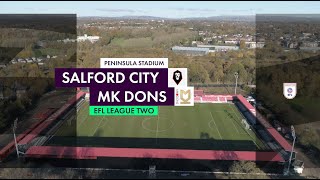 Salford City vs MK Dons  EFL League Two 202425 fc24 [upl. by Schuster947]