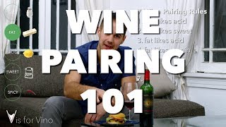 Wine Pairing 101  Super Easy Food and Wine Pairing from V is for Vino [upl. by Lole]