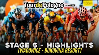 Tour de Pologne 2024  Stage 6  Highlights [upl. by Mattheus]