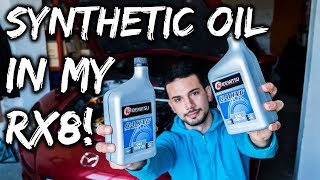 Putting Synthetic Racing Oil In My Mazda Rx8 [upl. by Floss]