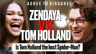 Tom Holland and Zendaya Argue Over The Internets Biggest Debates  Agree To Disagree  LADbible [upl. by Chen]