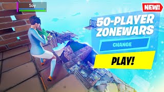 I Played 50PLAYER ZONEWARS in Fortnite Creative Realistic Scrim Gameplay [upl. by Cromwell]