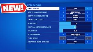 How To Enable Gyro Aiming amp Flick Stick In Fortnite PlayStation Xbox PC Mobile amp Nintendo [upl. by Itram]