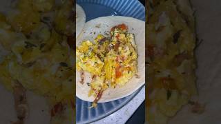 Breakfast Tacos eggs bacon peppers food cooking tacos breakfast [upl. by Howlan]