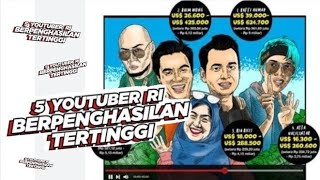 GA NYANGKA YOUTUBER INDONESIA PENGHASILAN TERTINGGI [upl. by Reichel867]