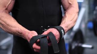 How to Use Wrist Straps on a Barbell  LS  Training at Its Best [upl. by Ahse]