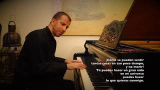 Mon Laferte  Amor completo  Piano cover con letra [upl. by Bannasch]