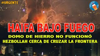 URGENTE HAIFA BAJO FUEGO DOMO DE HIERRO NO FUNCIONÓ [upl. by Hotze453]