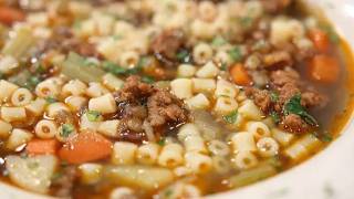 Pasquale Sciarappas Lentil Soup recipe [upl. by Ardet]