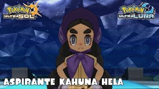 SEGUNDA LIGA ¡Aspirante Kahuna Hela  Pokémon UltraSol UltraLuna [upl. by Ierdna]