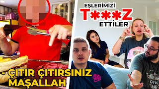 JAHREİN İLE SOKAK LEZZETLERİ EŞLERİMİZİ TZ ETTİLER  LEVO amp BAHAR VLOG [upl. by Adelaja]