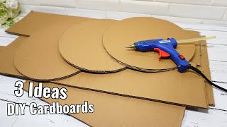 25 INCREDIBLE CARDBOARD CRAFTS TO MAKE AT HOME  Recycling Projects by 5Minute Decor [upl. by Uokes]