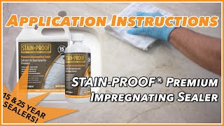 Dry Treat Stain Proof Application Instructions [upl. by Oravla]