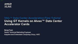 Using GT kernels on Alveo with Vitis Flow [upl. by Merrili]