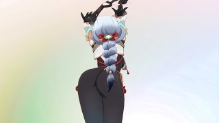 MMDGenshin Impact Shenhe  Gomi Gomi [upl. by Nuawad287]