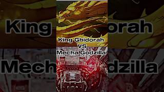 King Ghidorah vs mecha Godzilla [upl. by Lakin]