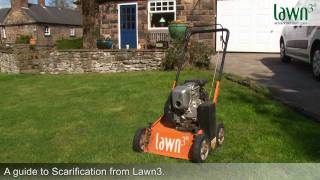 Lawn3 introduction to scarifying your lawn [upl. by Eerazed]