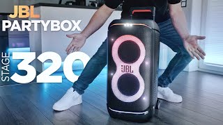 JBL Partybox Stage 320  Jetzt wird es WILD  Bass Test [upl. by Ecahc]