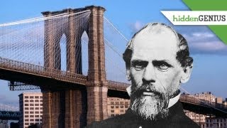 John A Roebling and the Brooklyn Bridge  Hidden Genius [upl. by Siocnarf]