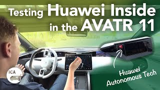 FSD Cant Do This In 🇨🇳  Huawei Inside Lets The AVATR 11 Drive Itself In Cities And On Highways [upl. by Nylinnej]