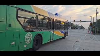 5617 on westbound MCTS Route 55  mctsandctaandmkestreetcar [upl. by Wylde481]