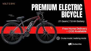 voltebyk laux premium electric bicycle 78 AH  Low price premium segment ebike  COD available [upl. by Dobbins843]