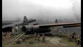 Operation Varsity diorama Airspeed Horse Glider with paratroops in action [upl. by Latricia]