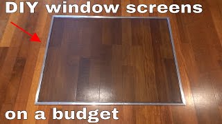 How to build window screens  DIY flyscreen [upl. by Adalheid26]