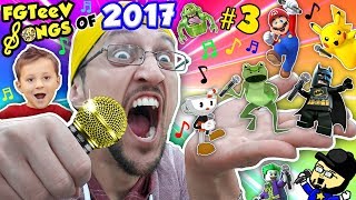 FGTEEV SONGS of 2017 Part 3 Amazing Frog Minecraft Lego Dimensions Scribblenauts Youtube Rewind [upl. by Reagen]