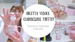 CIAMBELLINE FRITTE VELOCI TRUCCHETTO PER ELIMINARE ODORE DI FRITTO [upl. by Thomasin342]