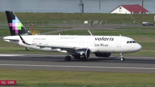 Volaris N528VL Airbus A320neo Takeoff Portland PDX [upl. by Swor]