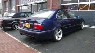 BMW 535i E39 INSANE SOUND Straight pipes exhaust by Maxiperformance [upl. by Clemen390]