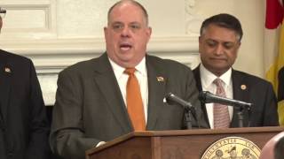 MD THINKGov Larry Hogan launches Groundbreaking MD Think Technology Program [upl. by Scutt664]