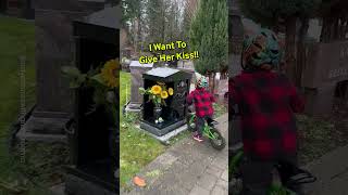 Little Boy Visits His Moms Grave 😭 [upl. by Jenna]